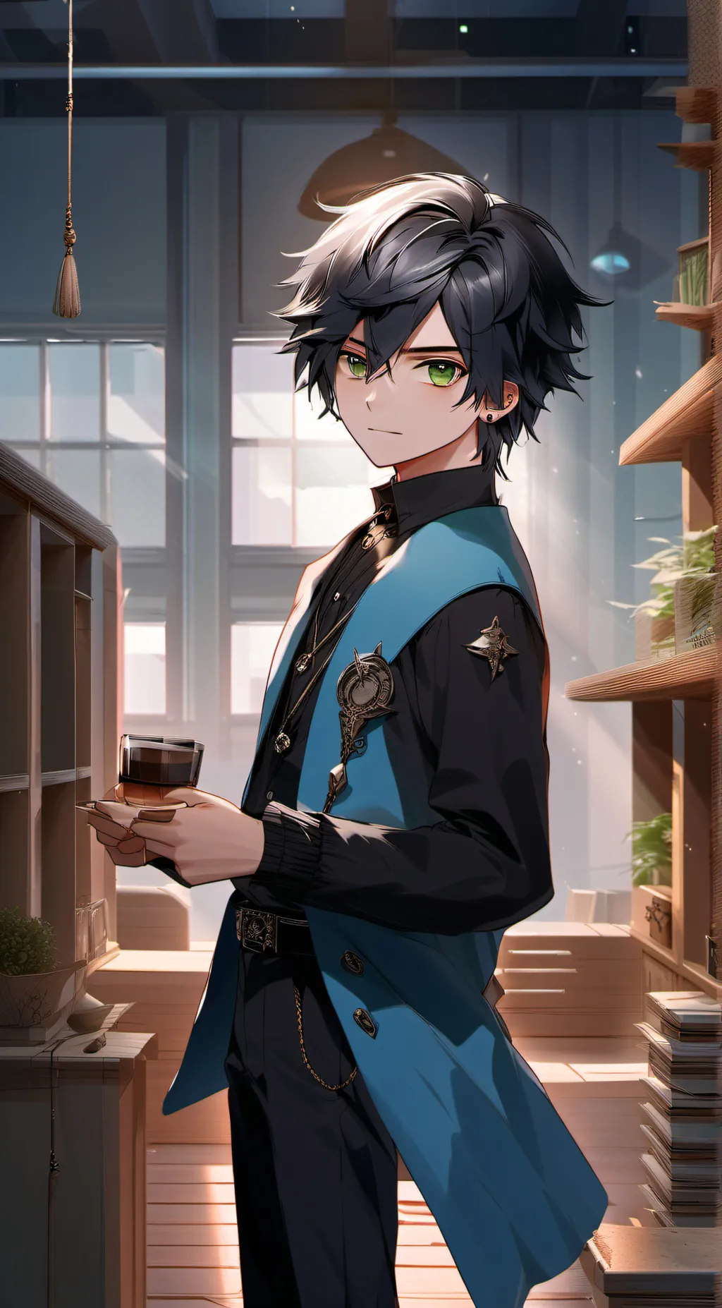 ai character: Hunter background