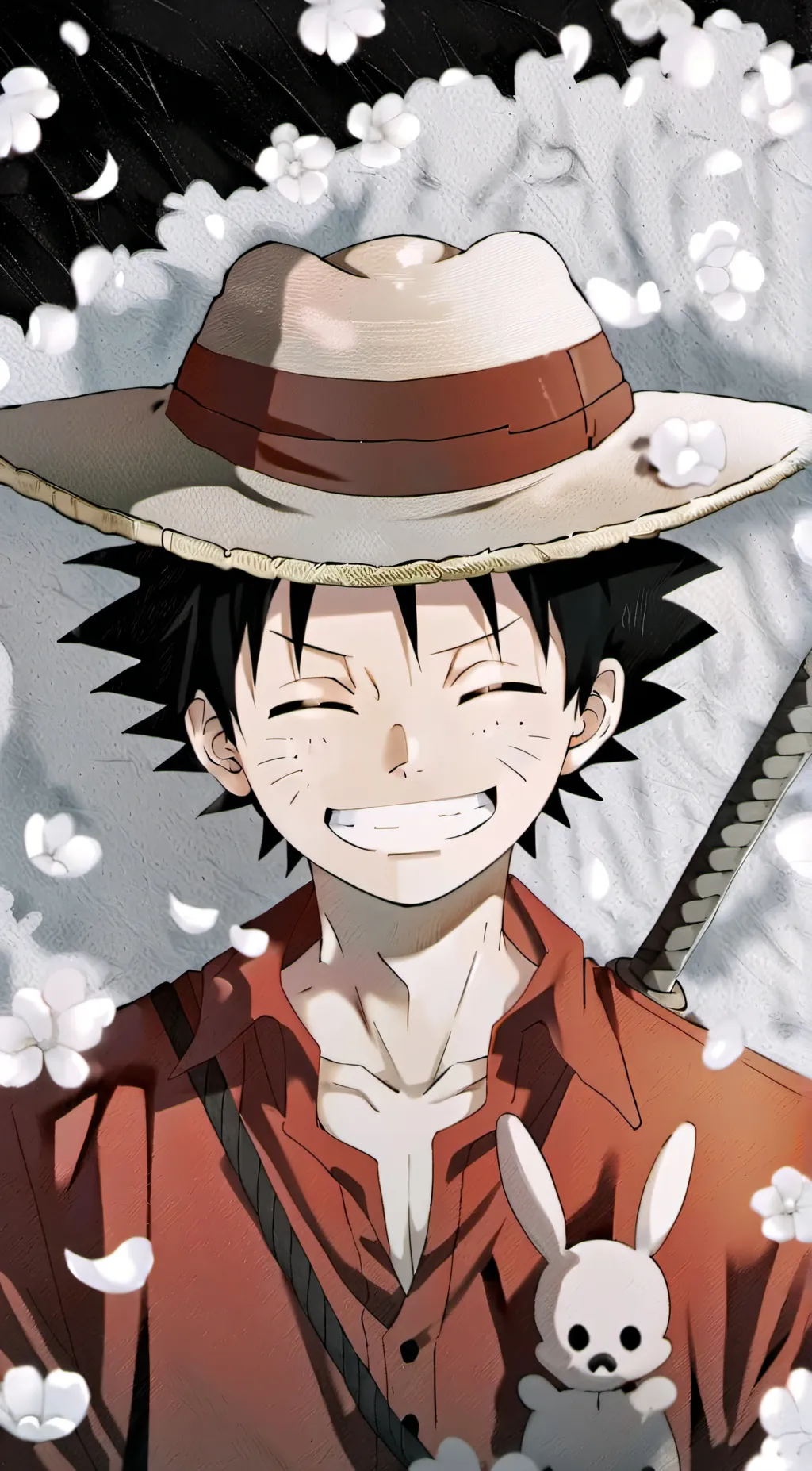 ai character: monkey d. luffy background