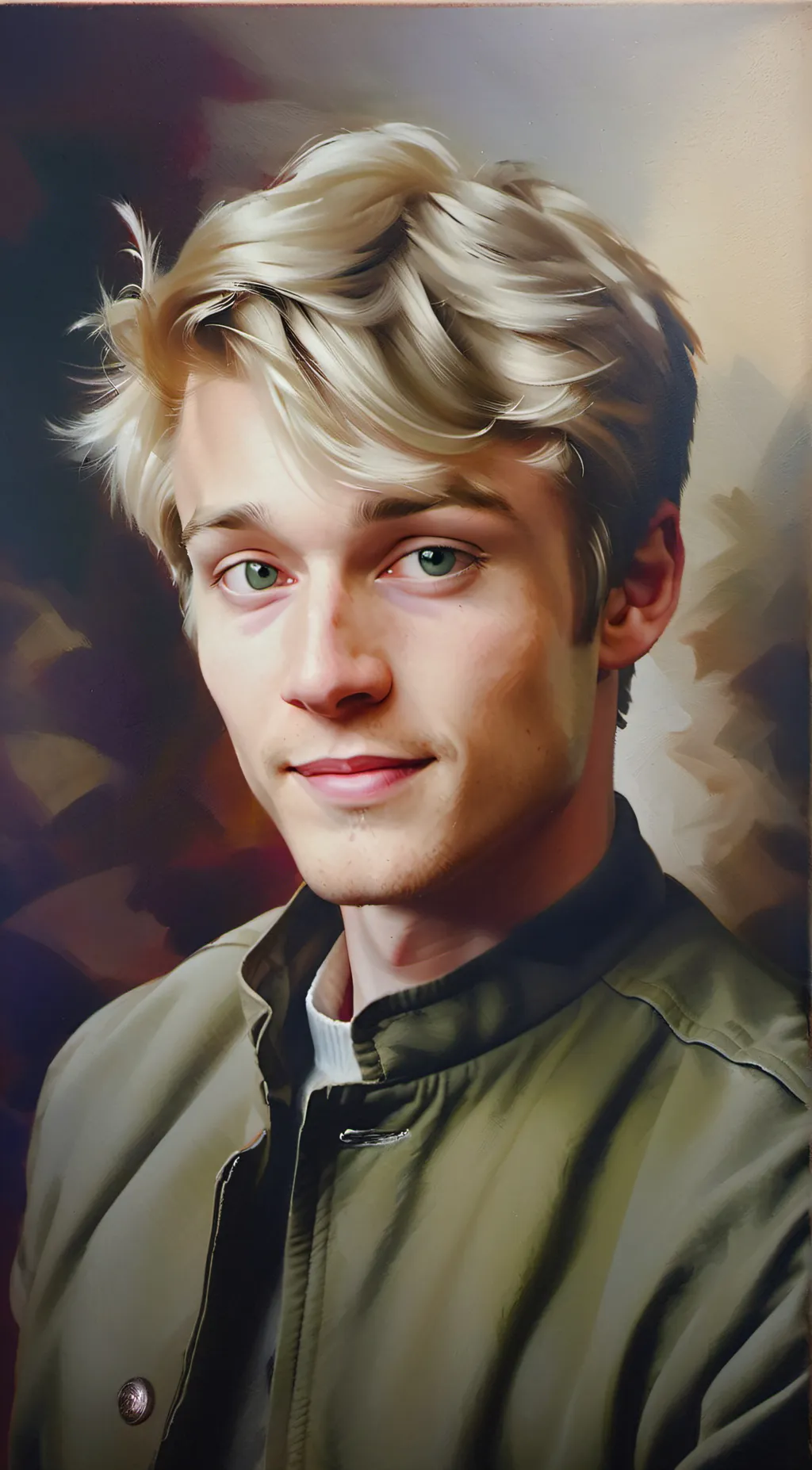 ai character: Sam golbach  background