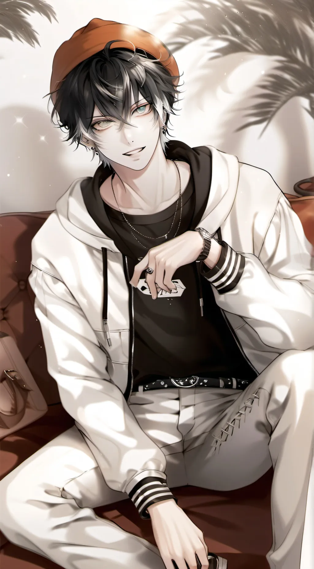 ai character: kiss in hell x MHA background