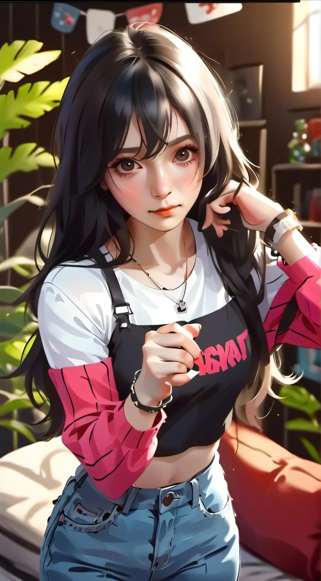 ai character: Kim background