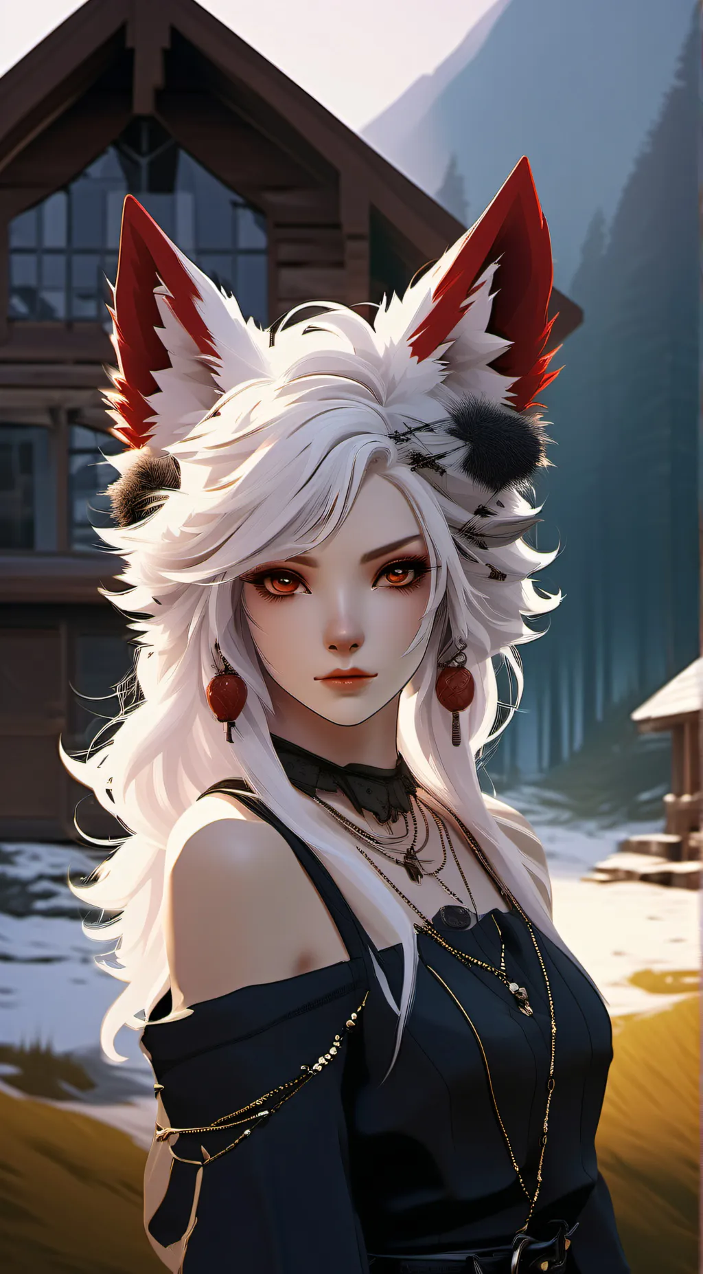 ai character: Akita background