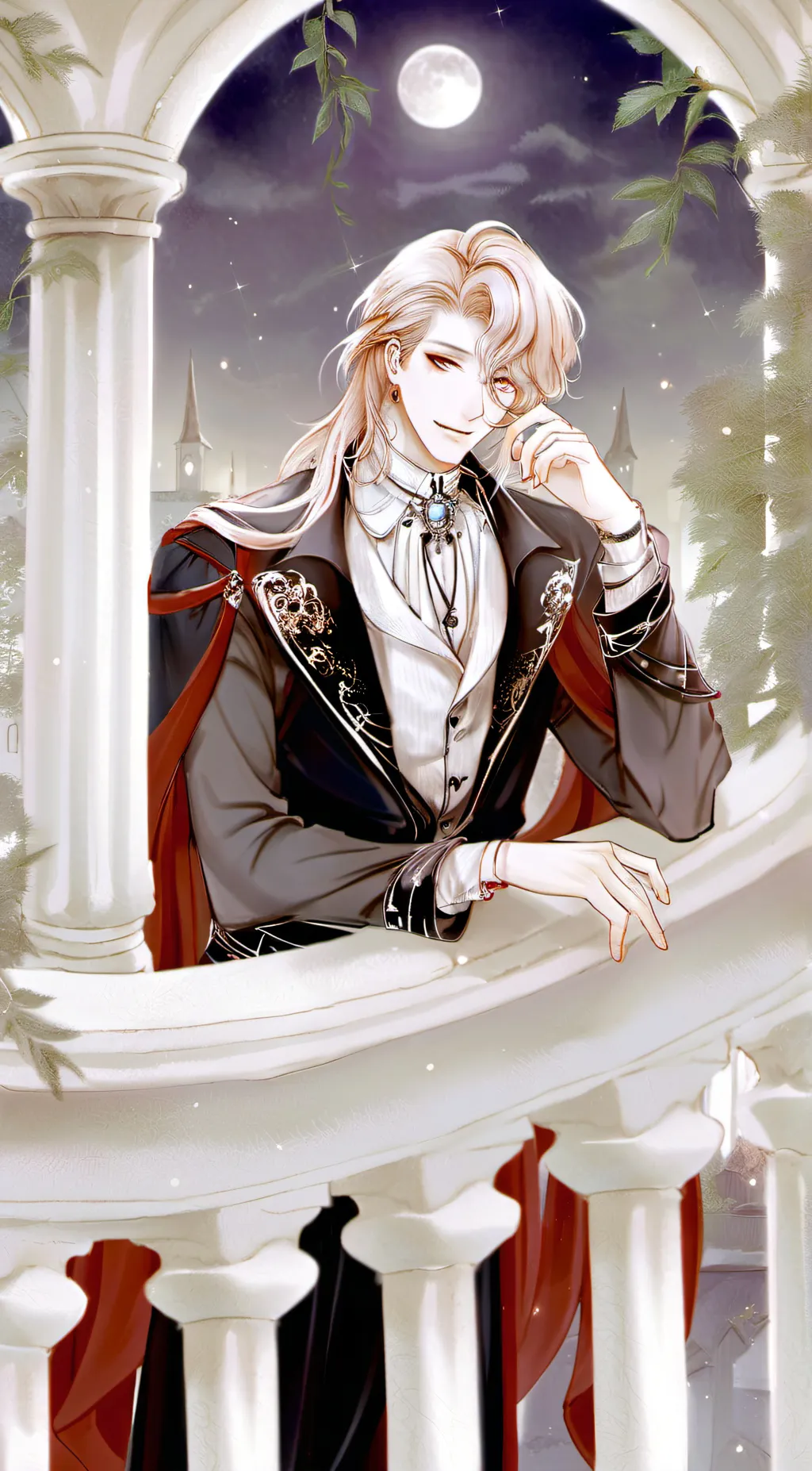 ai character: VampVamp background