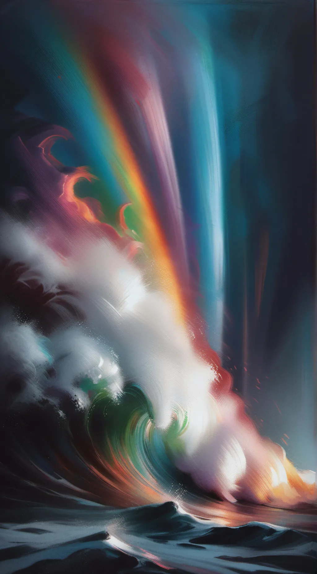 ai character: S.M Christmas  background