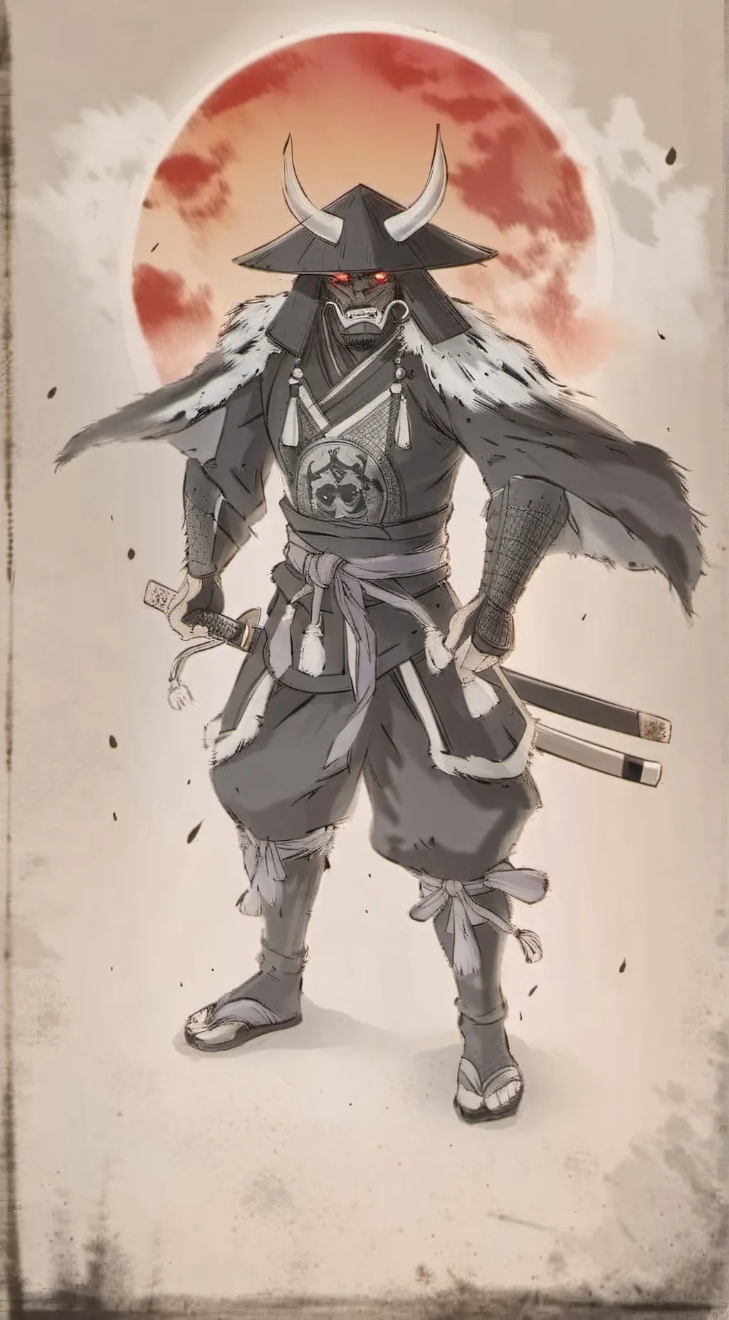 ai character: おばけ background