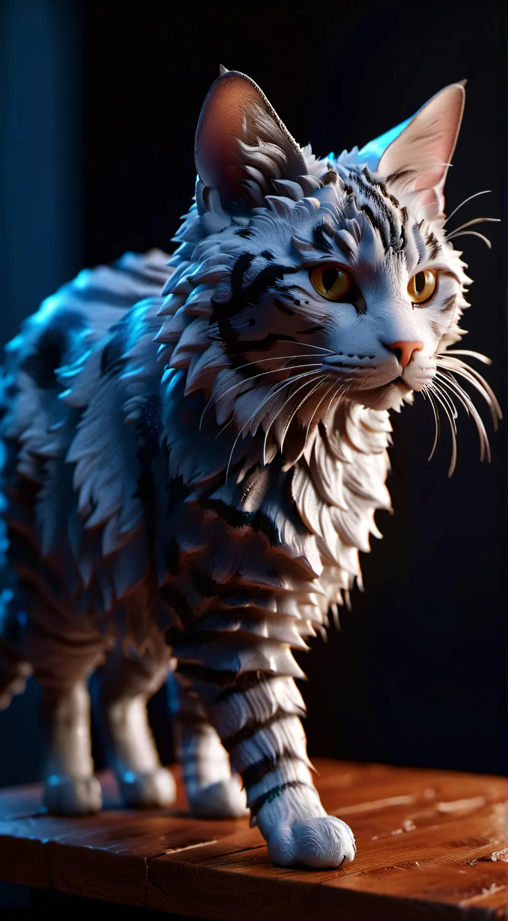 ai character: Meow  background