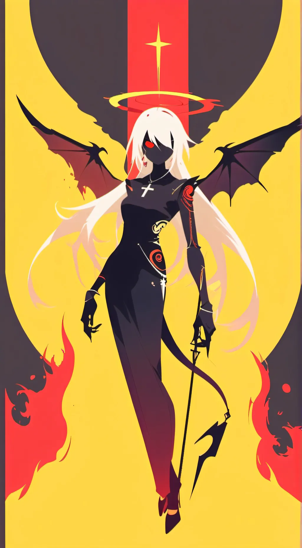 ai character: female ver of levi background