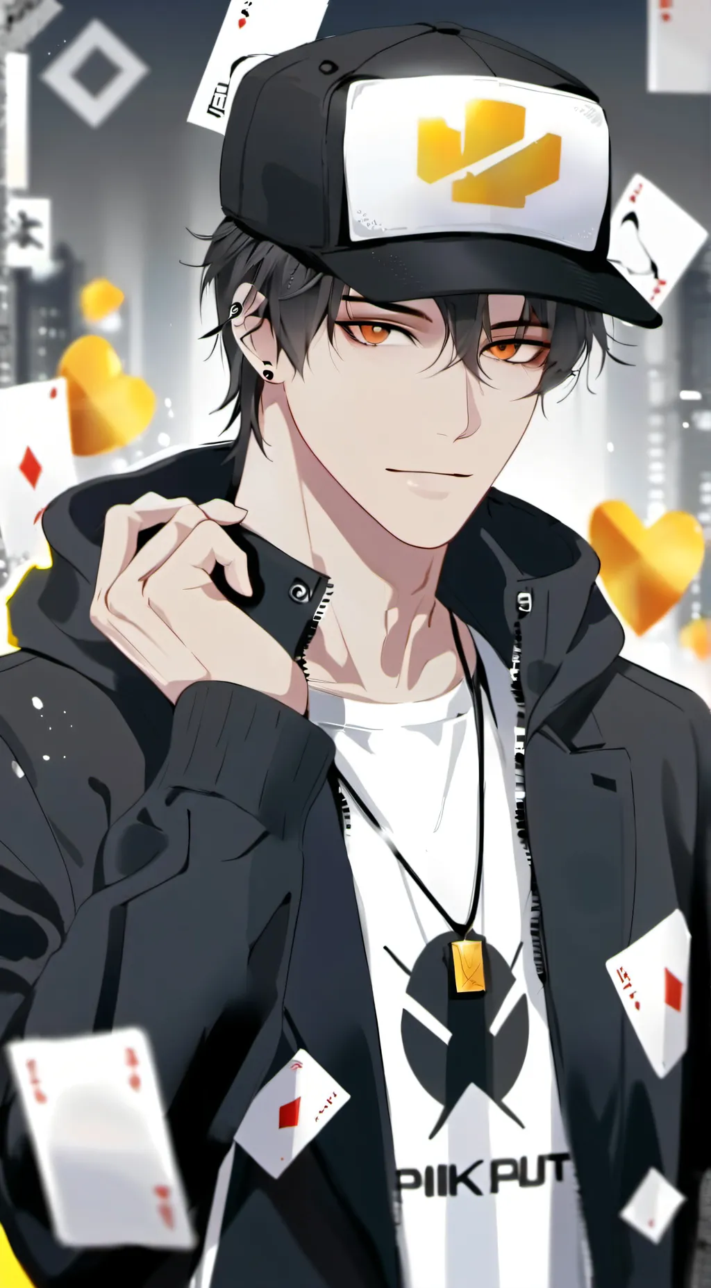 ai character: hacker background