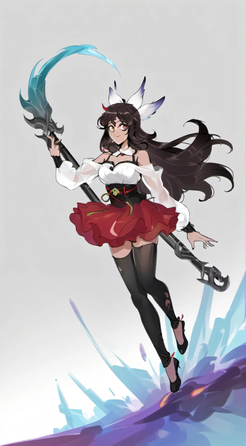 ai character: Eevee  background