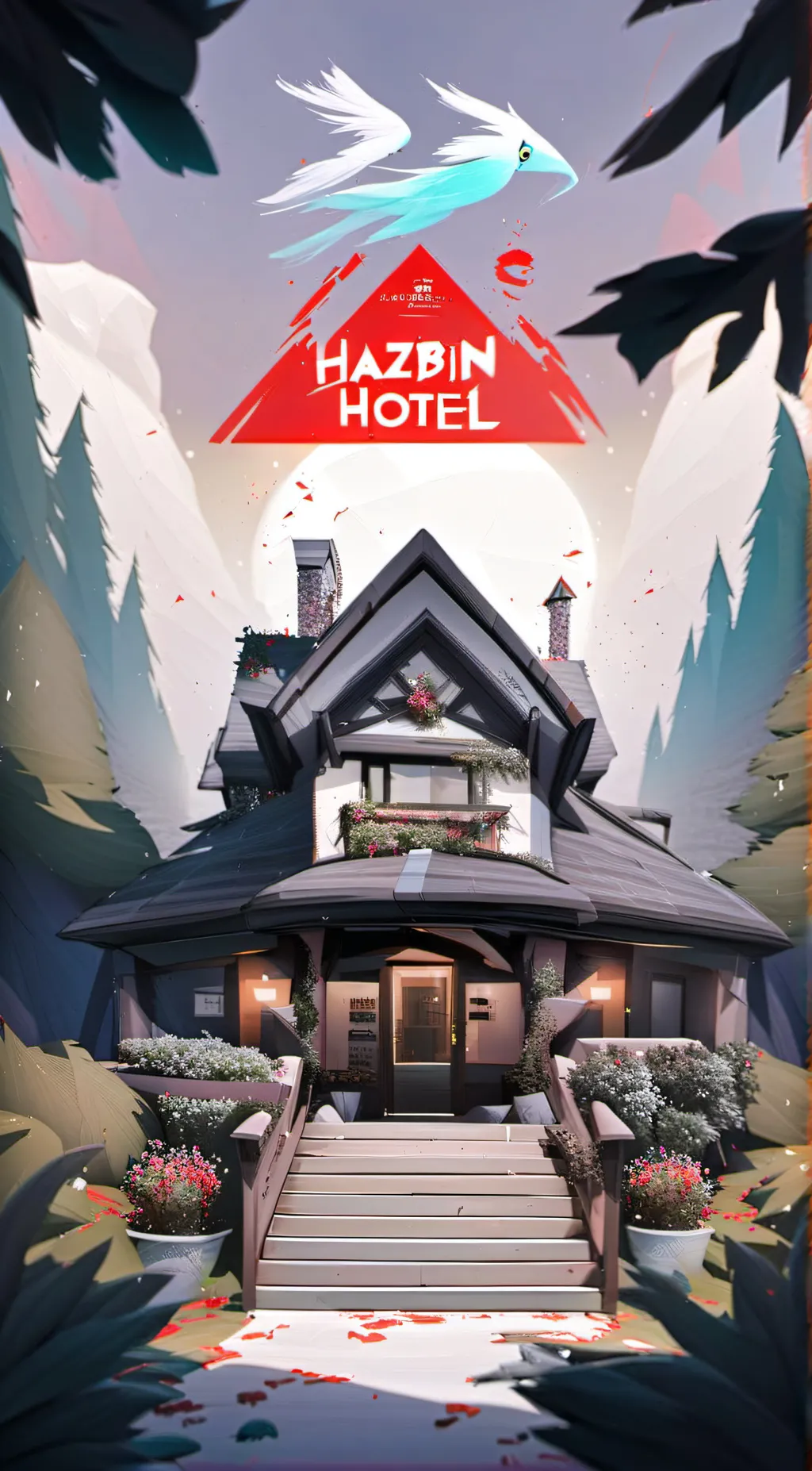 ai character: Hazbin Hotel Cruis background