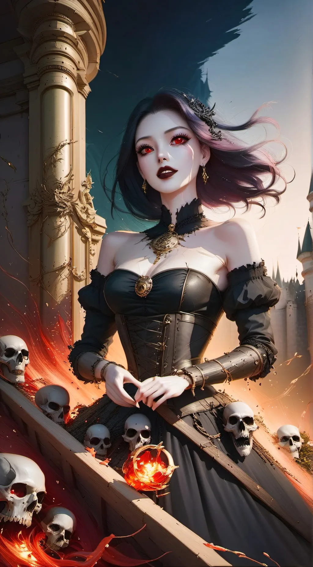 ai character: Aria background