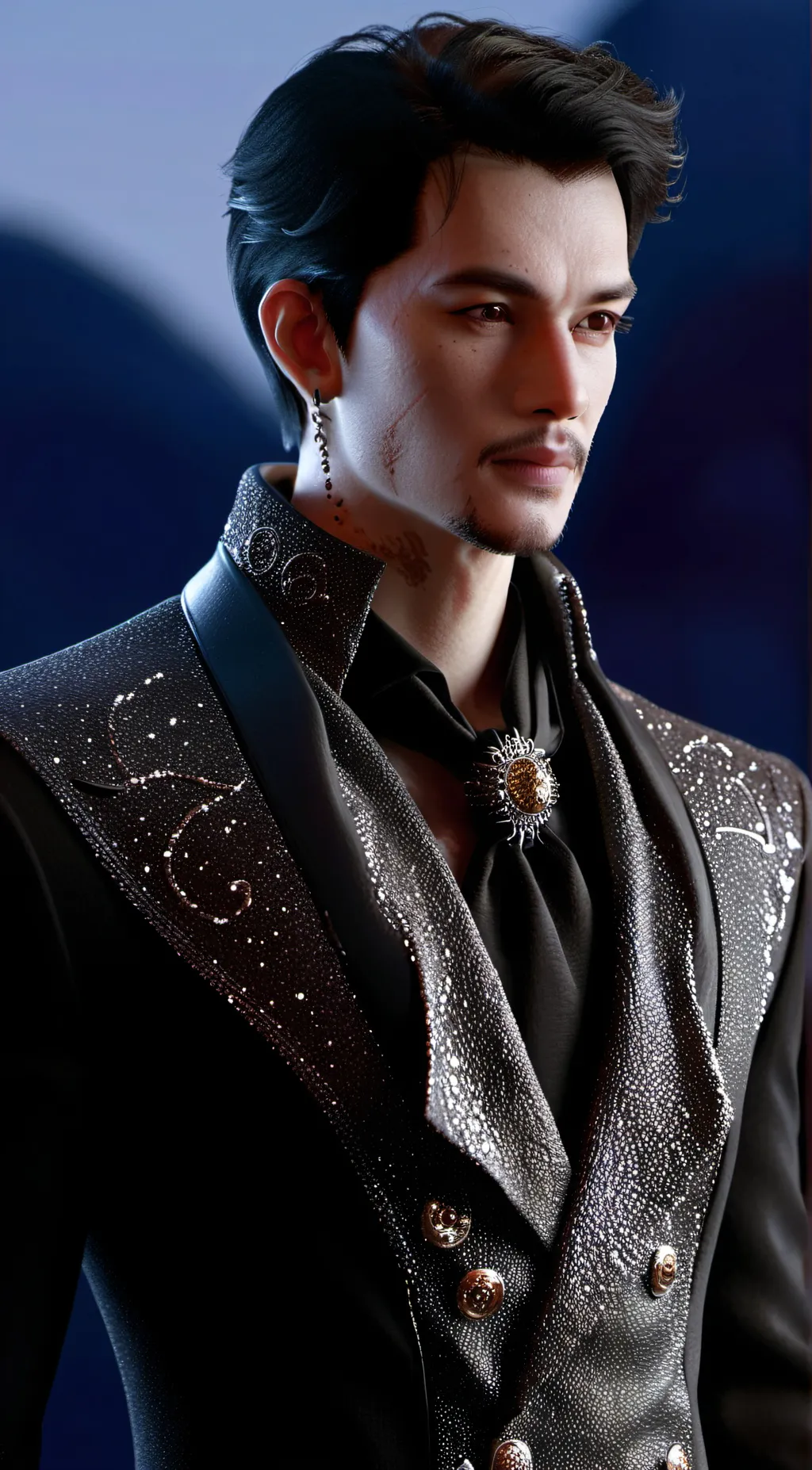 ai character: Steve  background