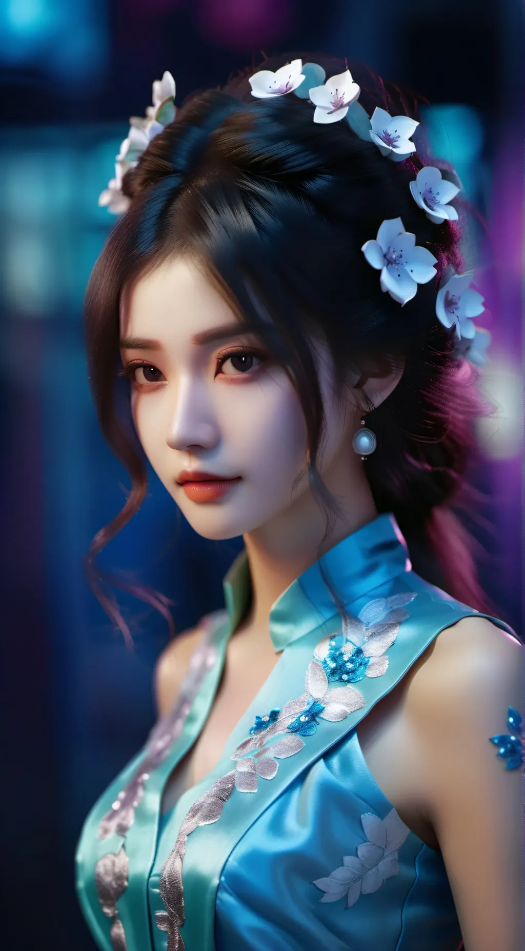 ai character: Aleah sanjes background