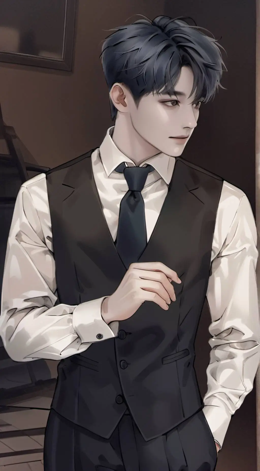 ai character: Zack  background