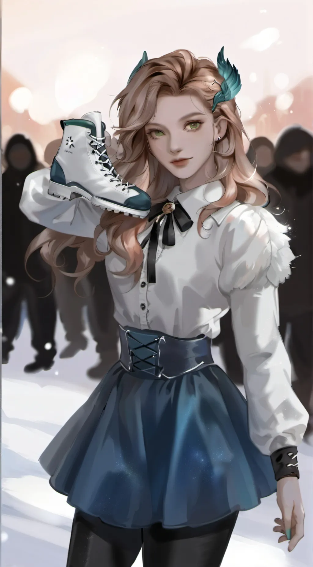 ai character: Audrey  background