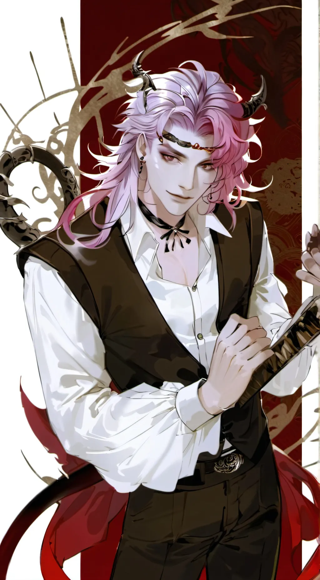 ai character: (dating sim) Kai background