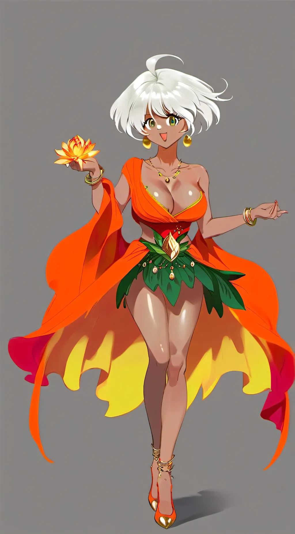 ai character: Mii (jungle de ik) background