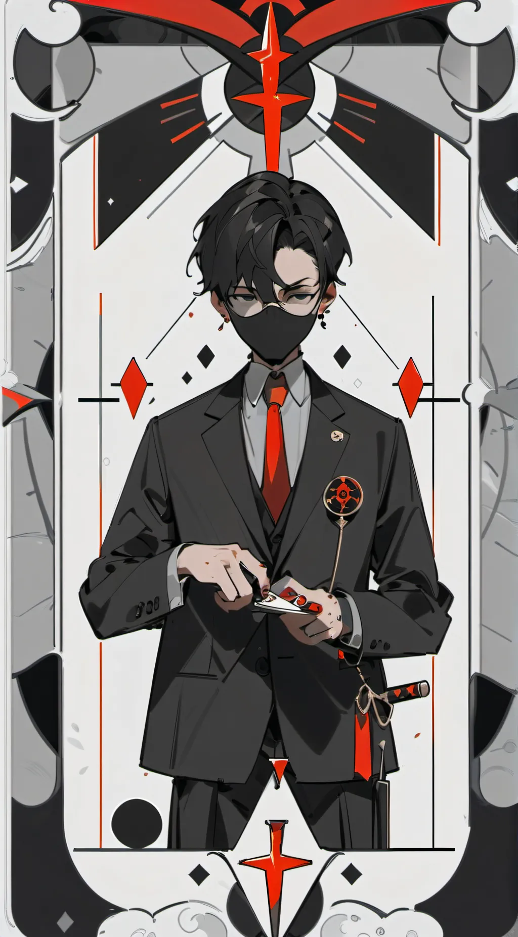 ai character: Dark speakerman background