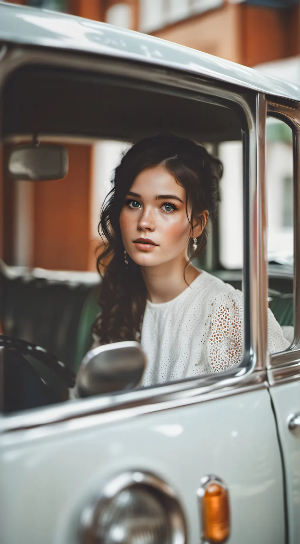 ai character: Autumn background