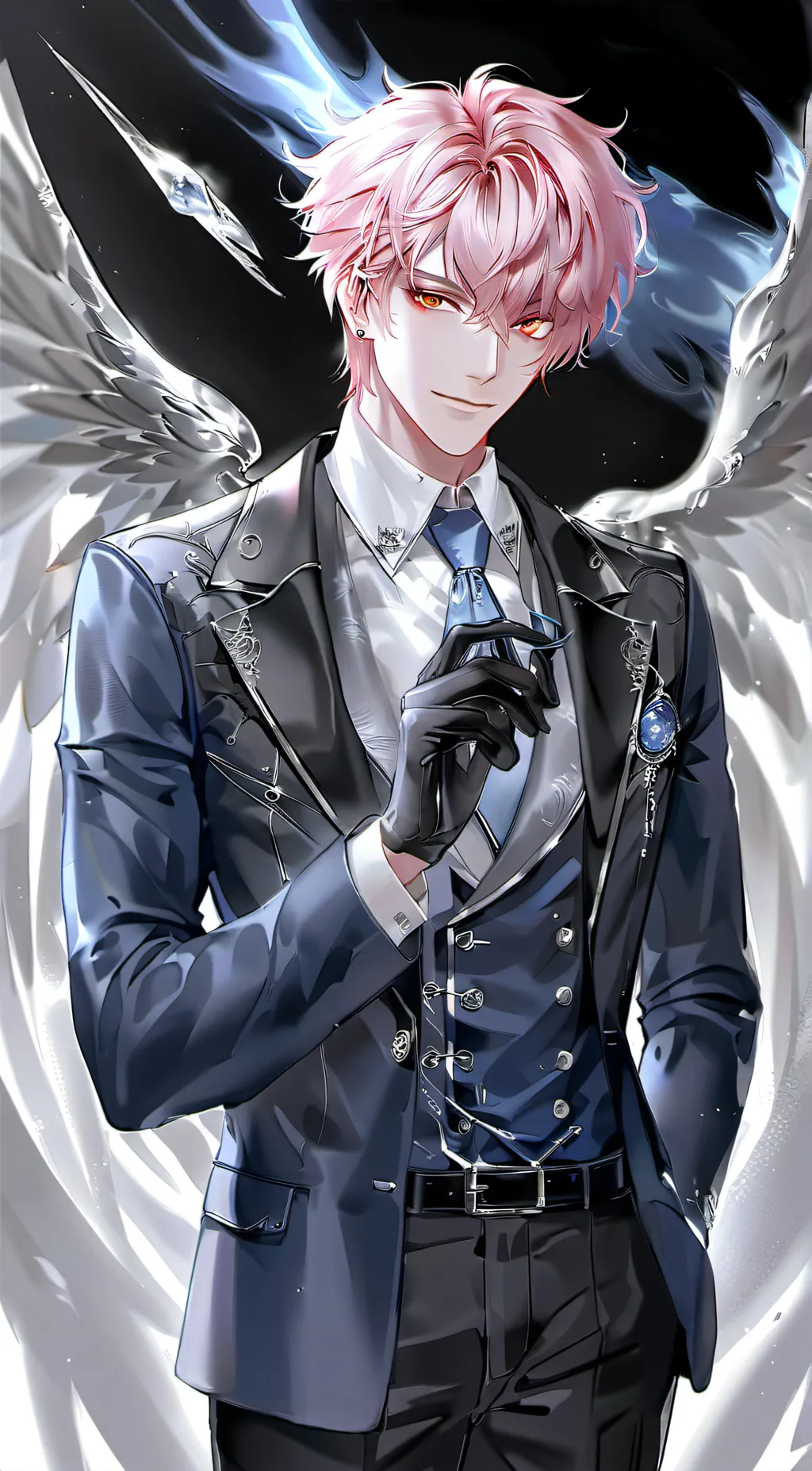 ai character: Adrian  background