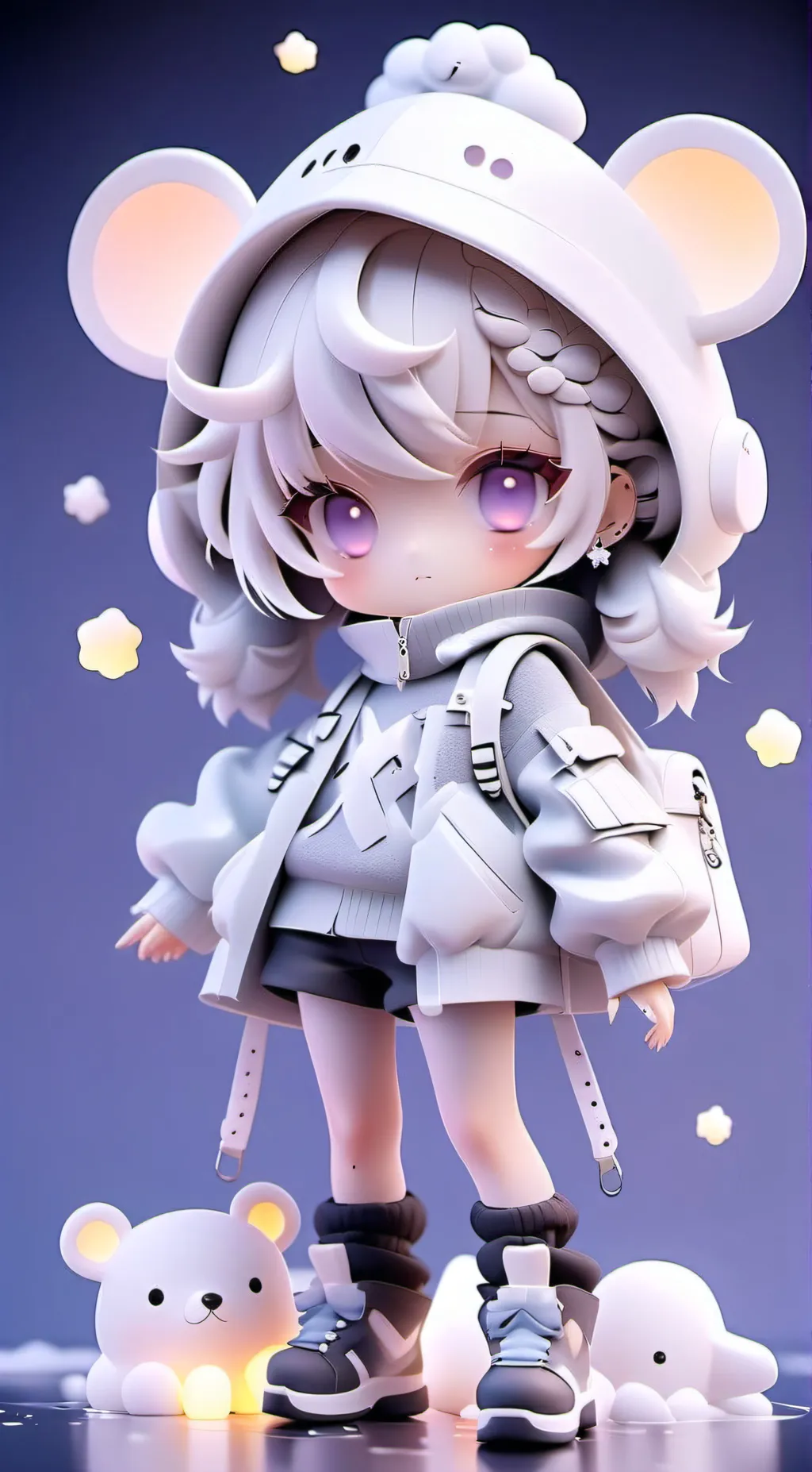 ai character: luna background