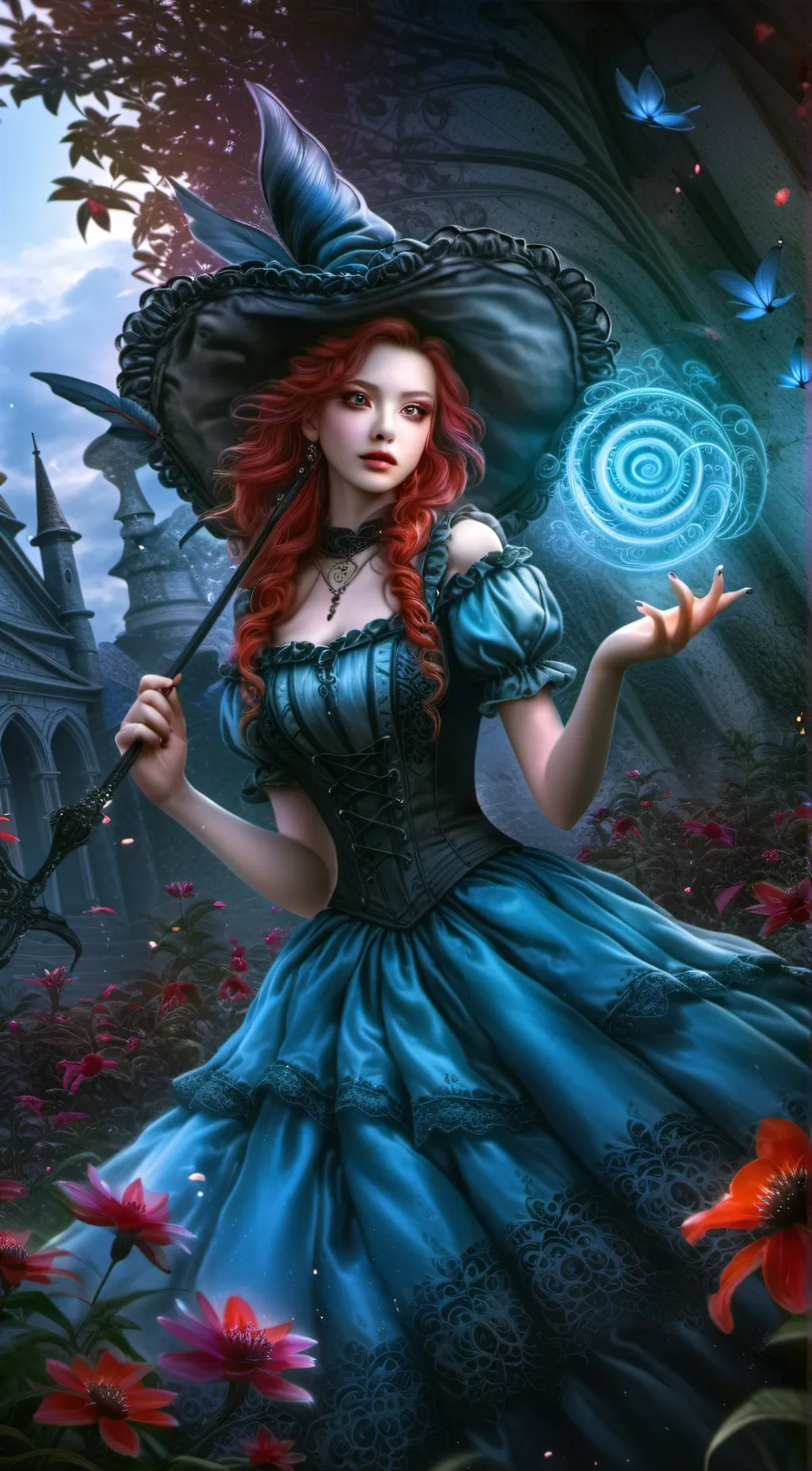 ai character: Bad queen background