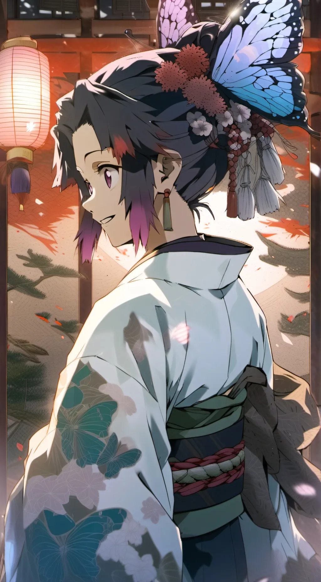 ai character: shinobu  background