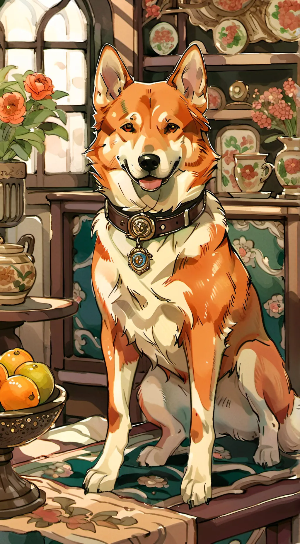 ai character: dogday x catnap  background