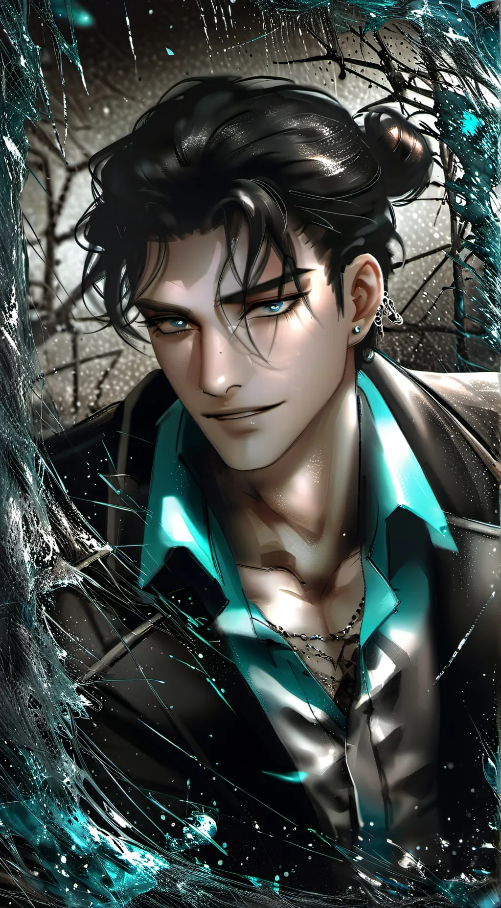 ai character: Kieran White background