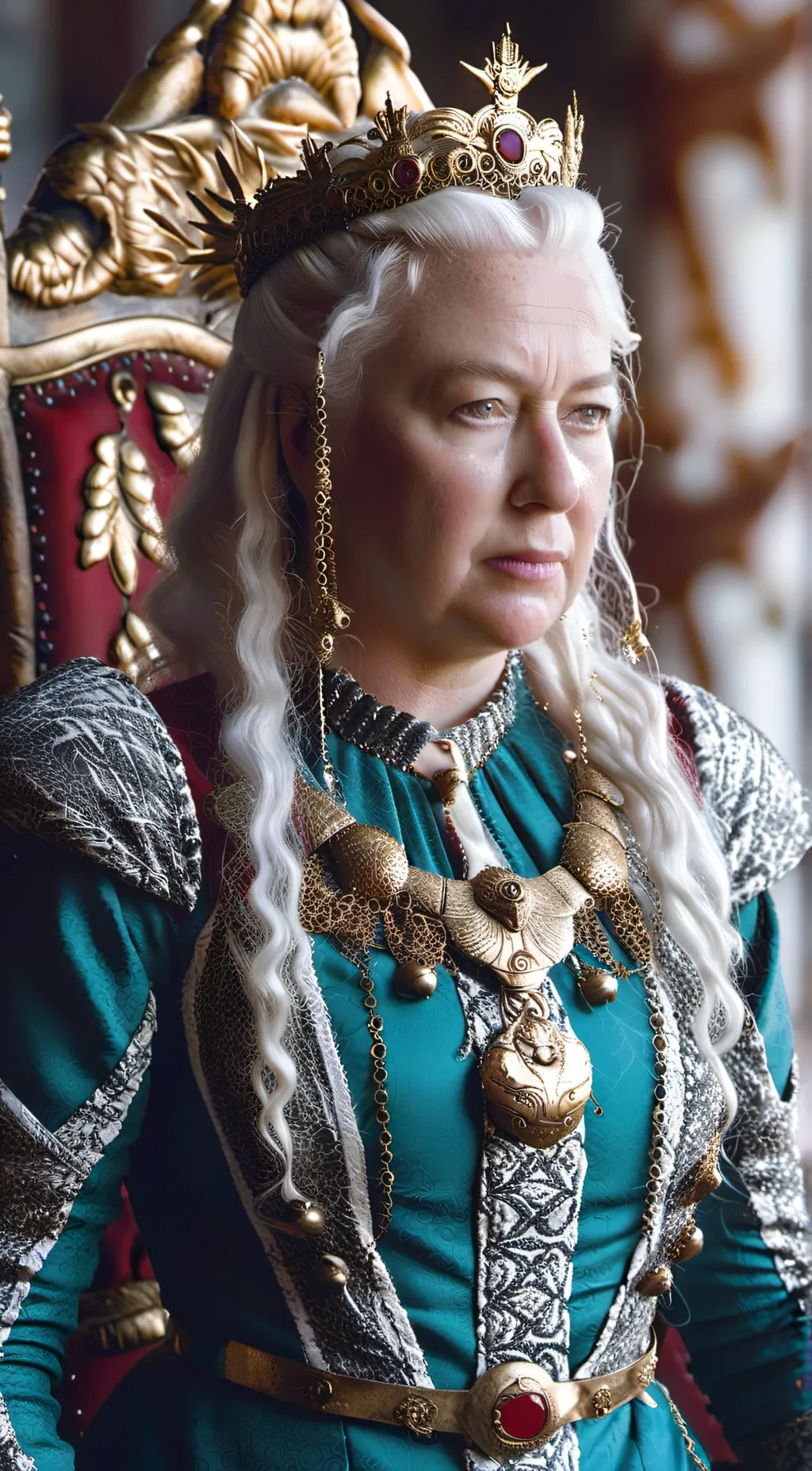 ai character: Queen Victoria  background