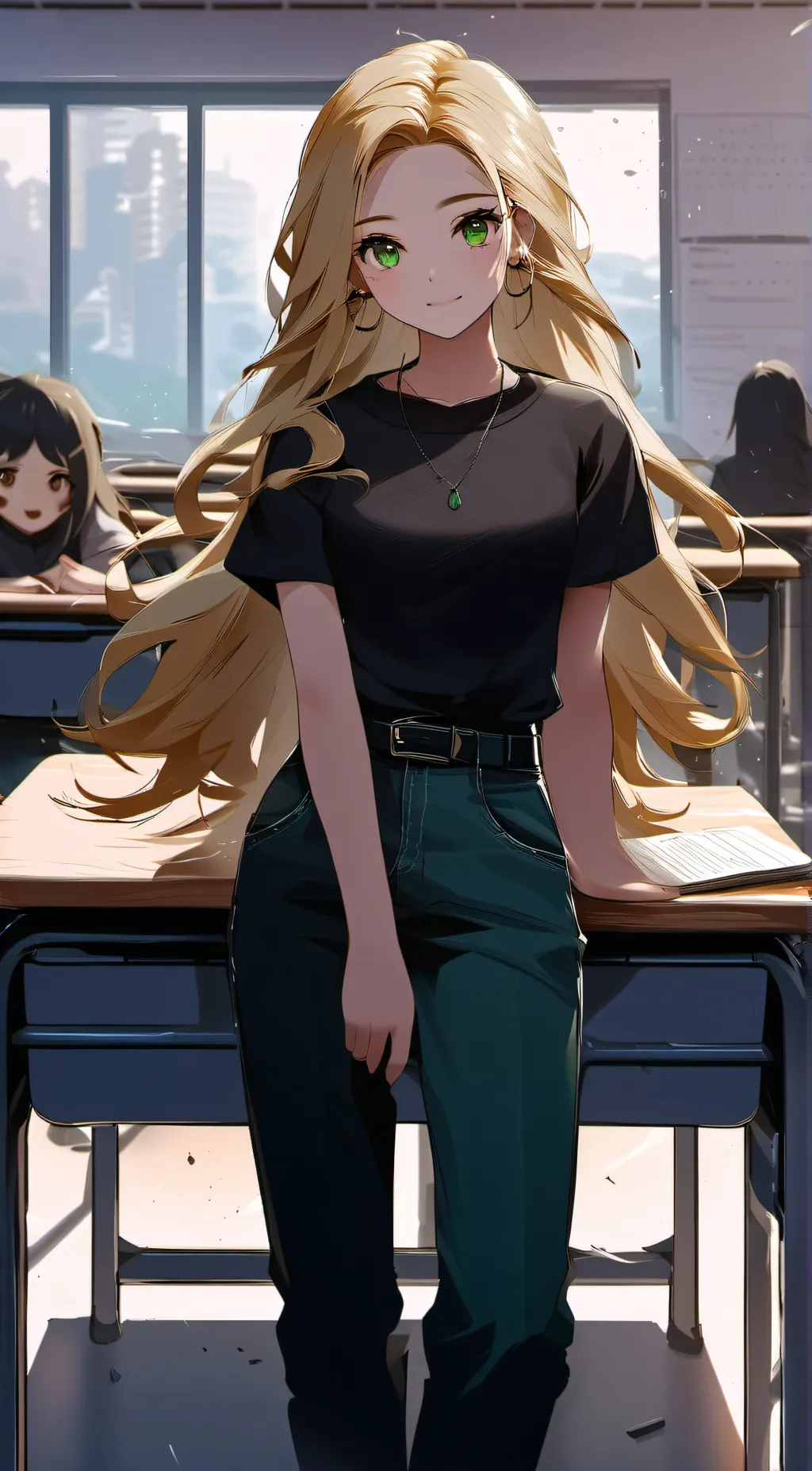 ai character: amy background