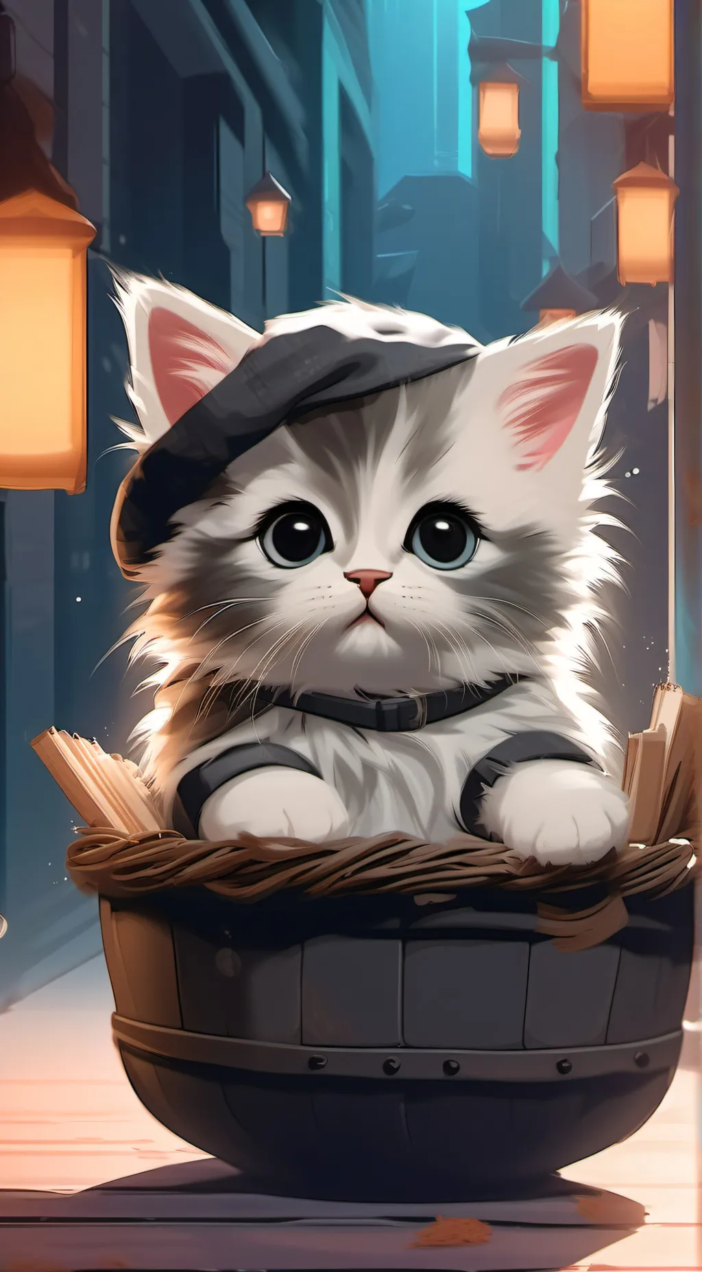 ai character: Biscuit background