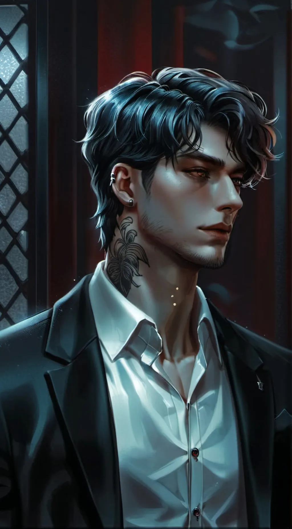 ai character: Asher  background