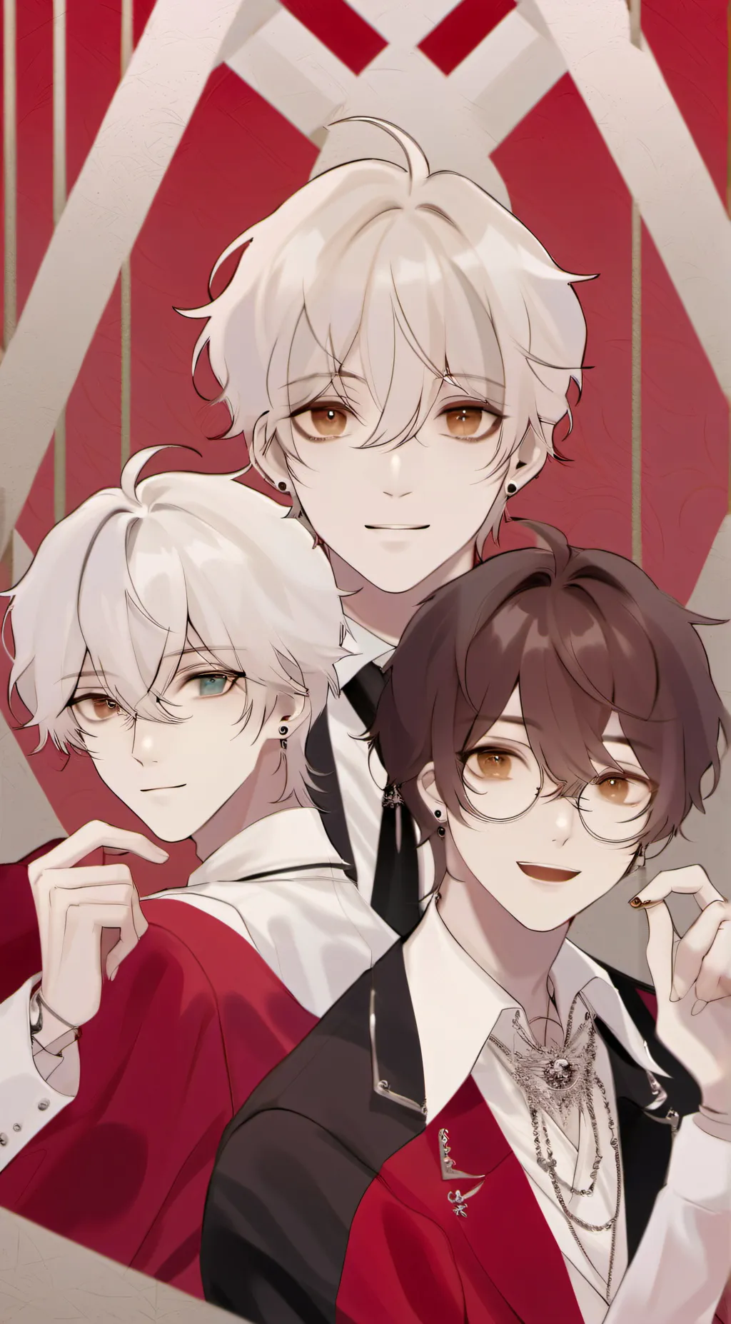 ai character: 3 kindnapper boys background