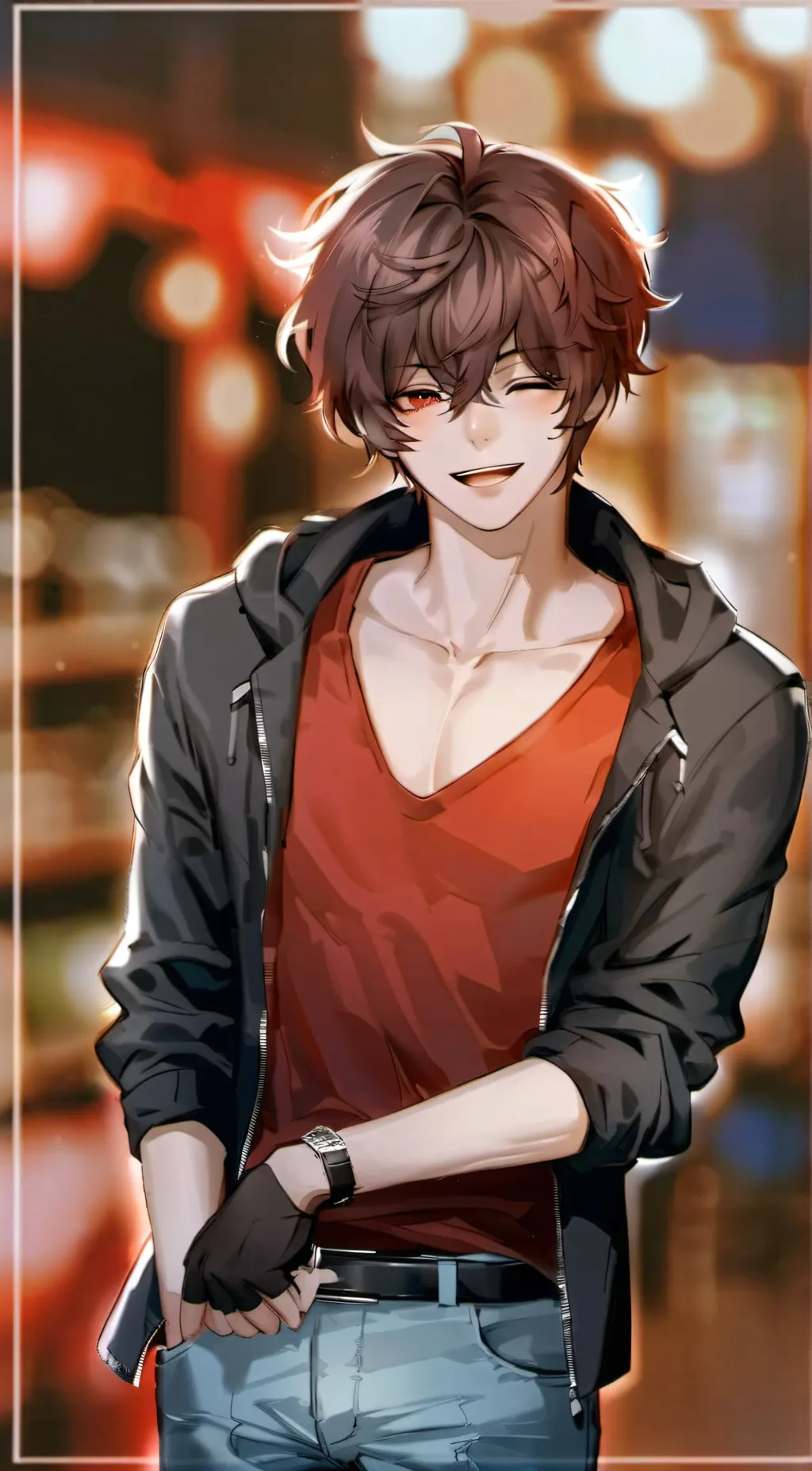 ai character: Micheal Afton background