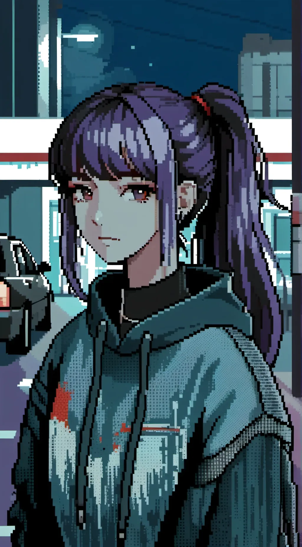 ai character: Night background