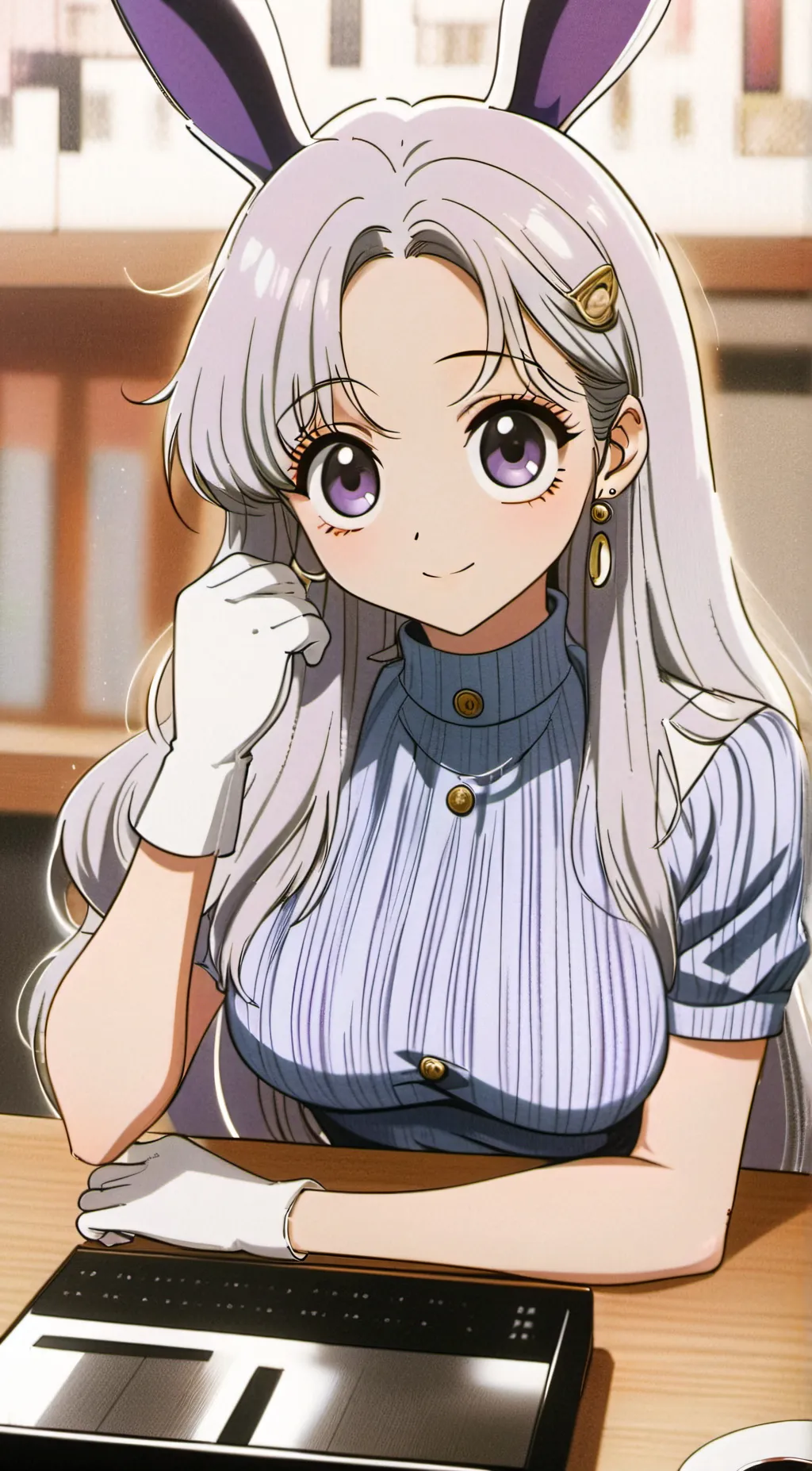 ai character: Luna background