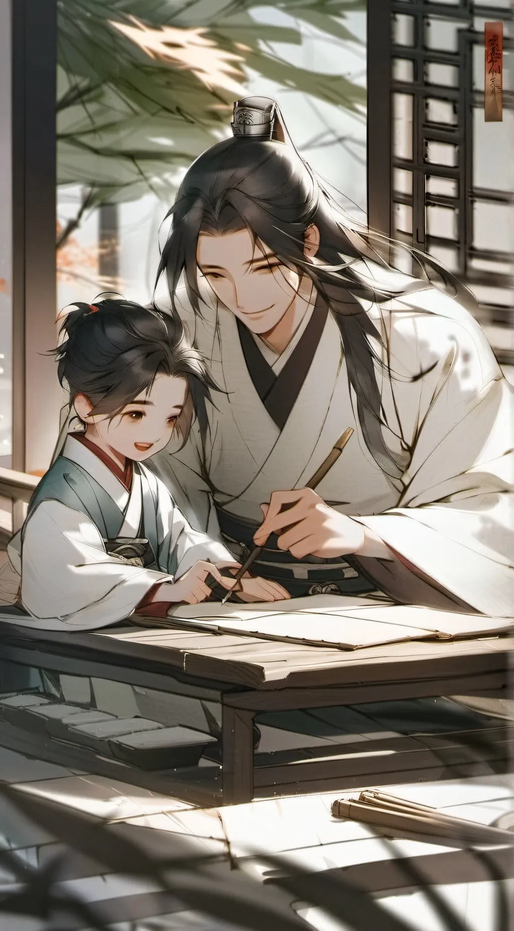 ai character: Xiang and Haoran background