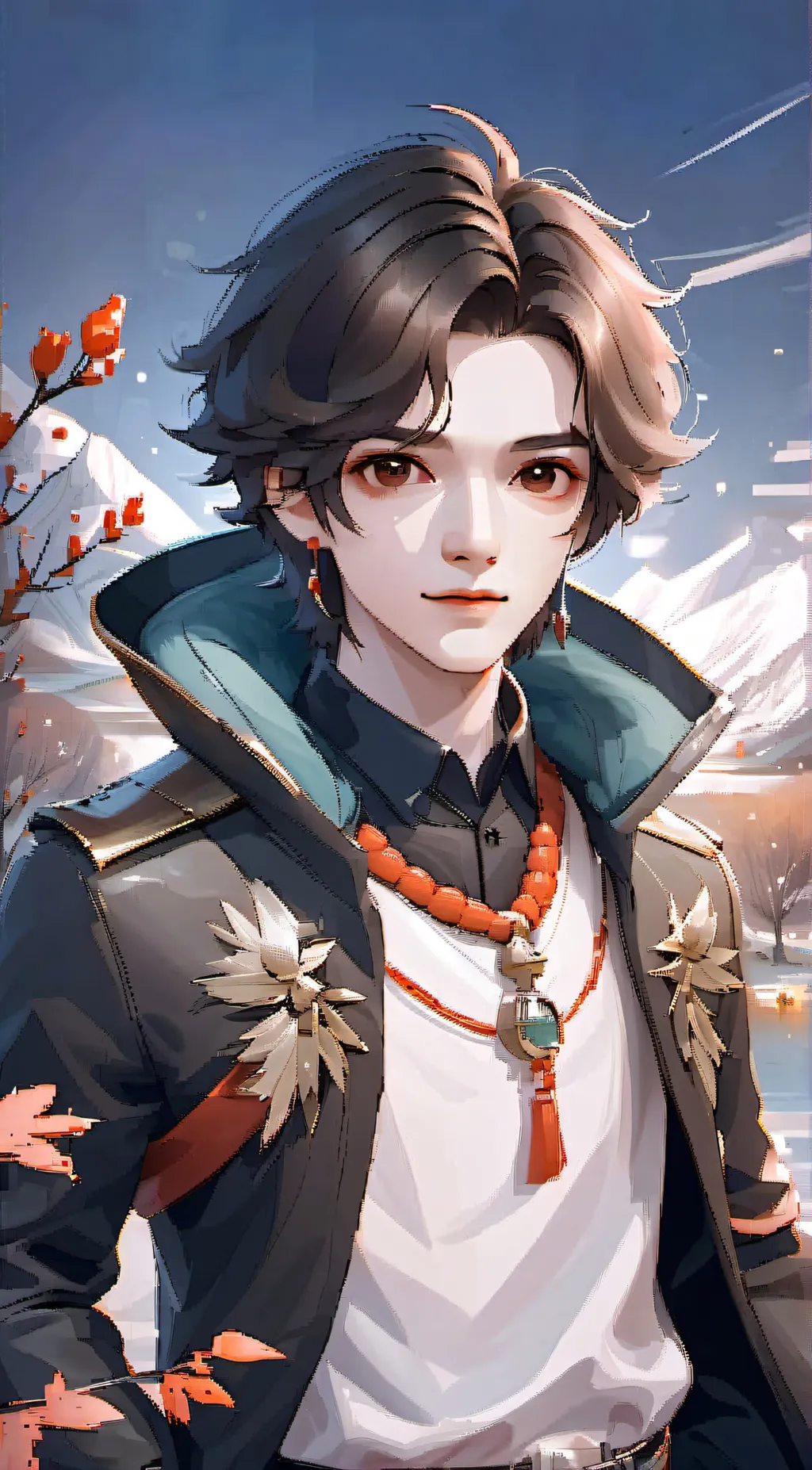 ai character: evan background