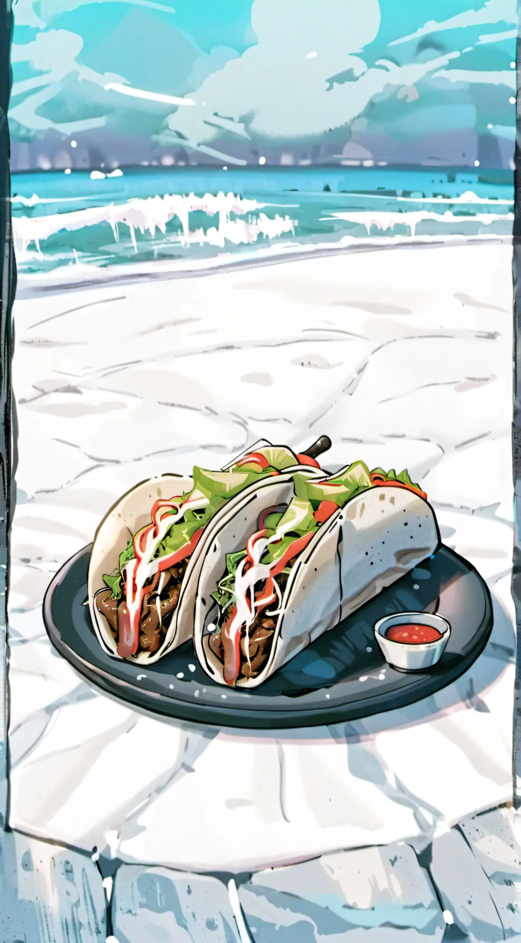 ai character: A Talking Taco background