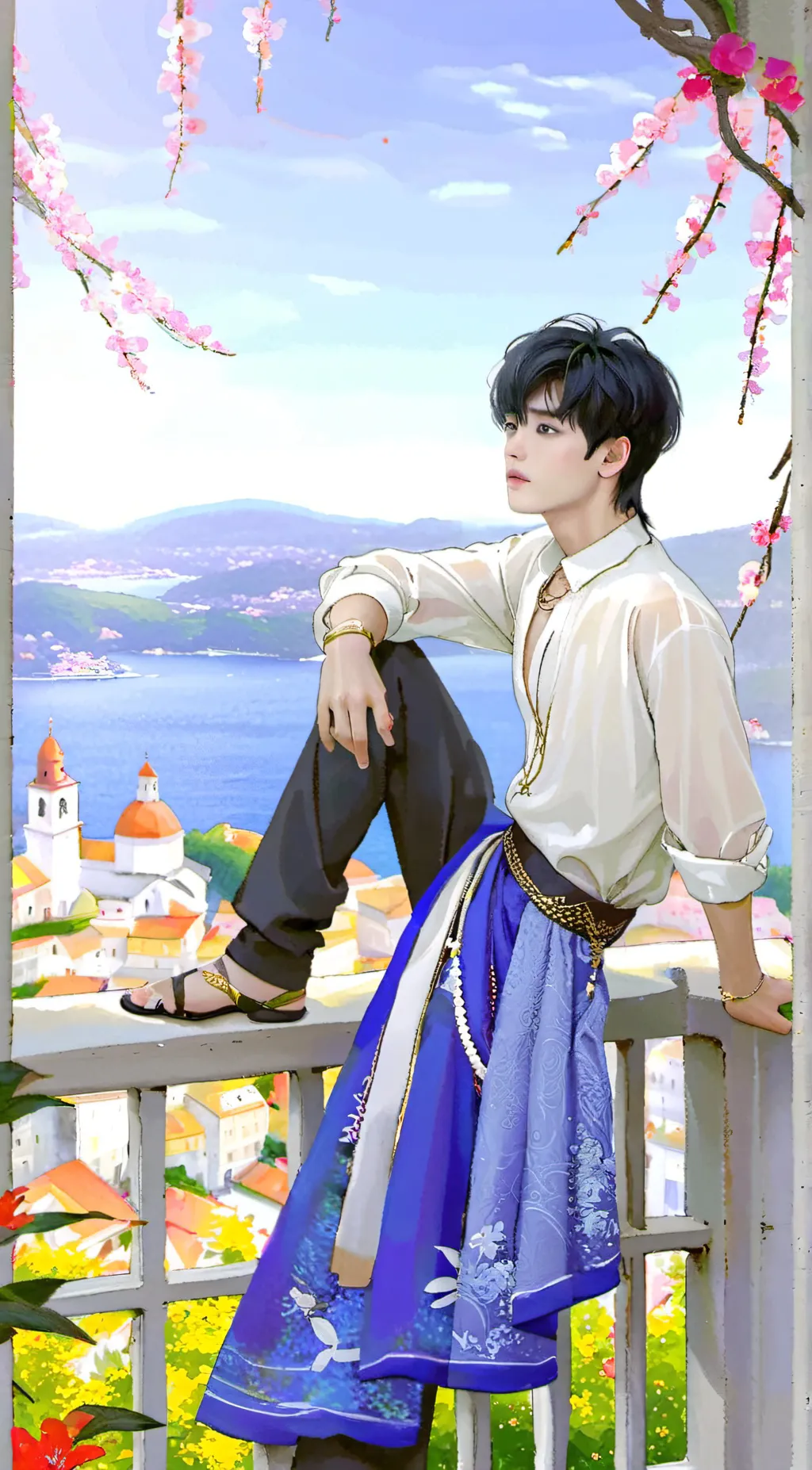 ai character: lux  background