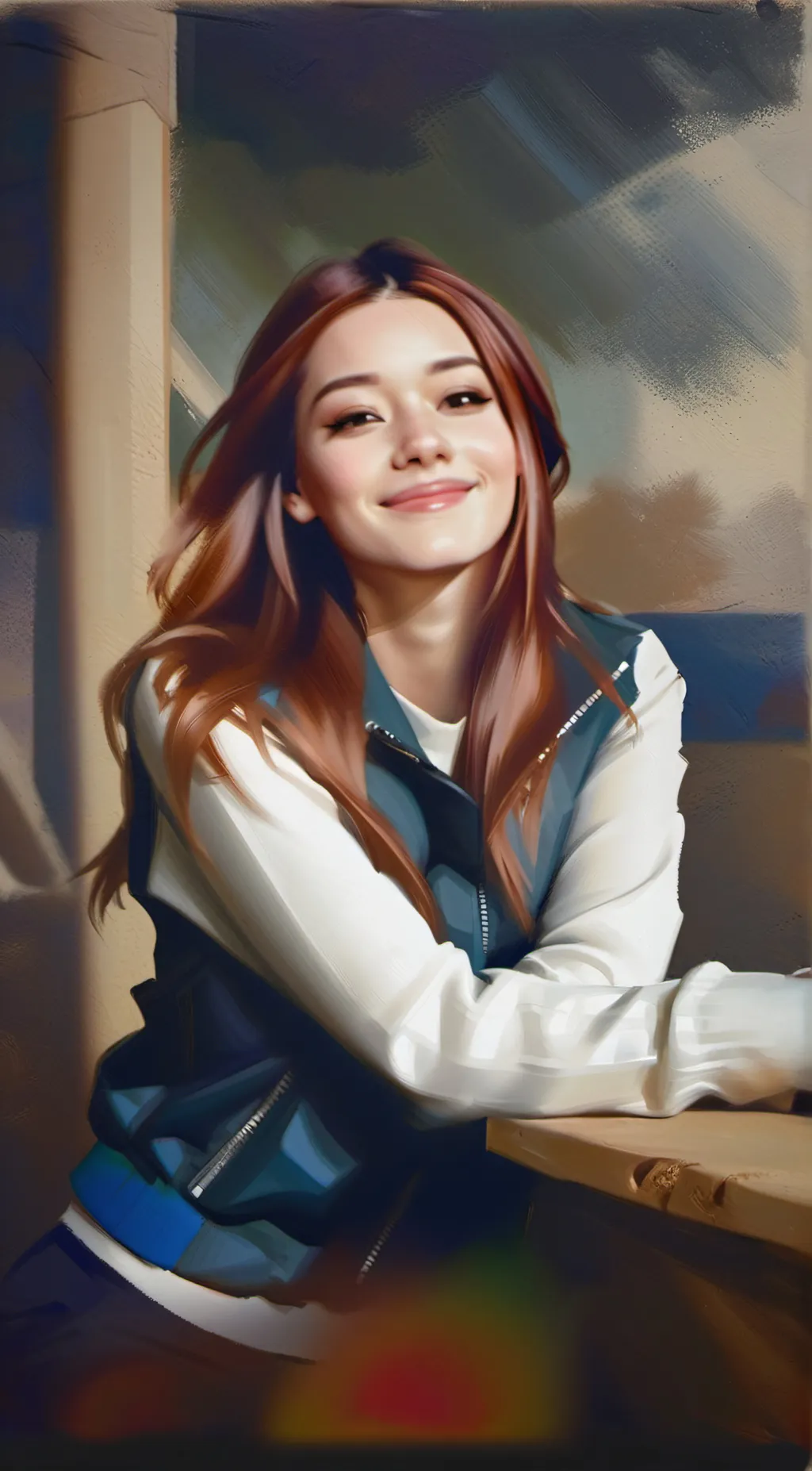 ai character: Abby Littman❤️‍🩹🫶 background