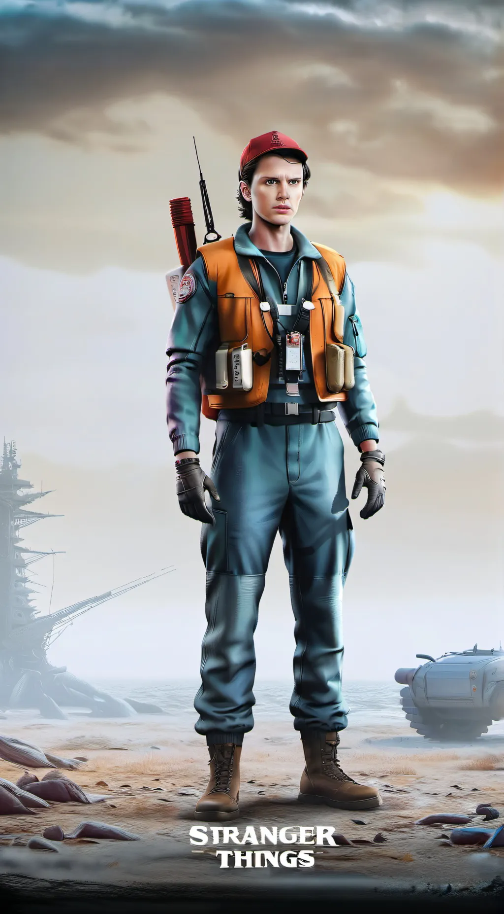 ai character: stranger things  background