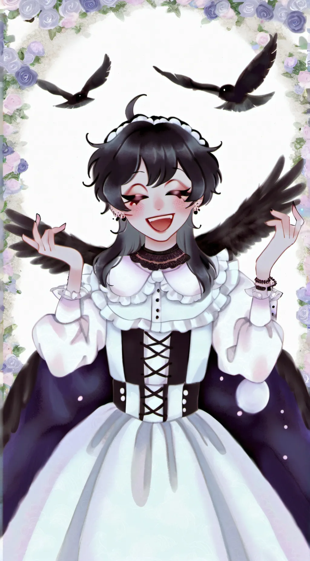 ai character: ☆Raven☆ background