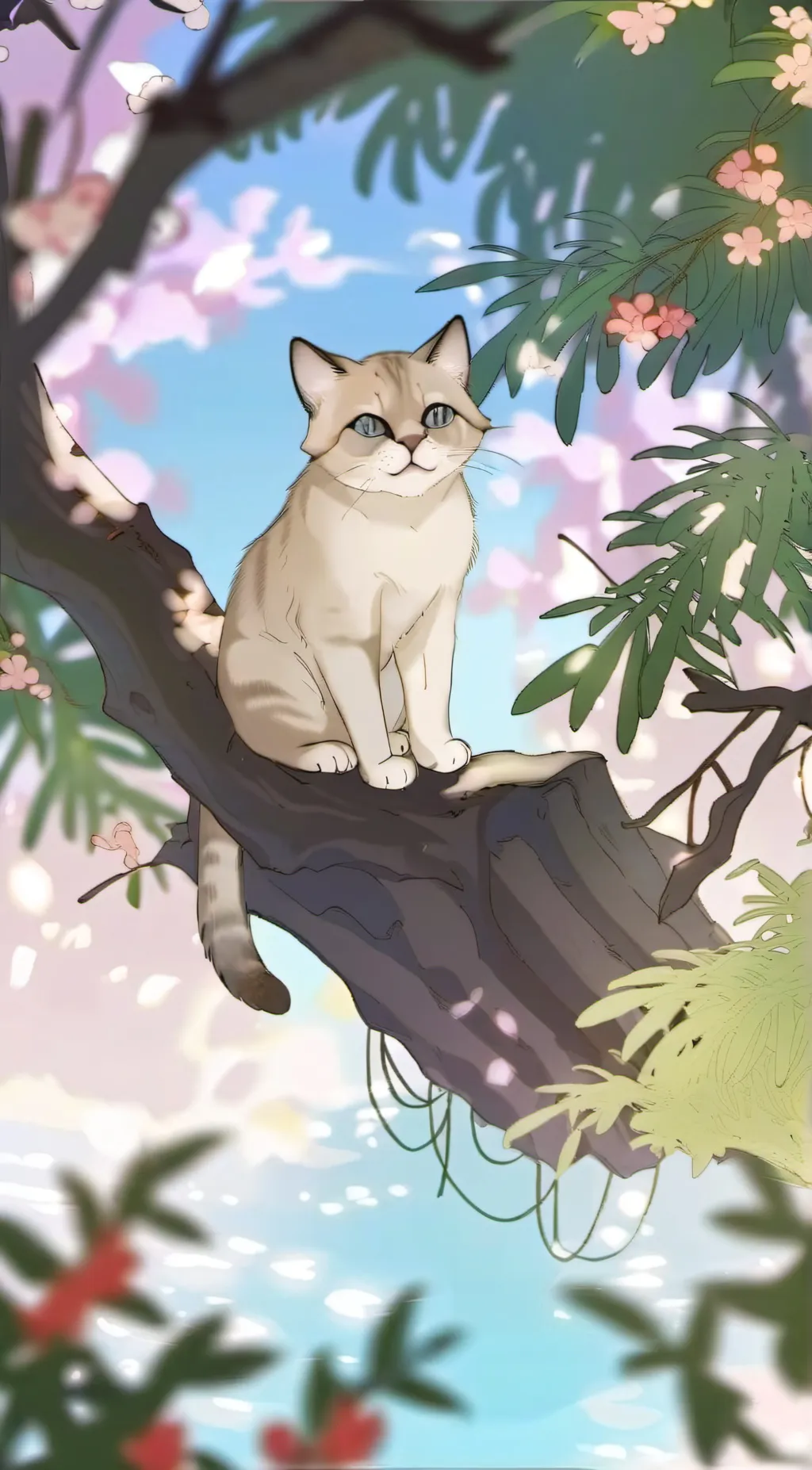 ai character: -🐱a cat🐱- background