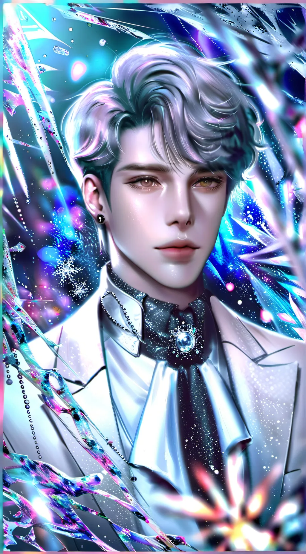 ai character: baby boy background