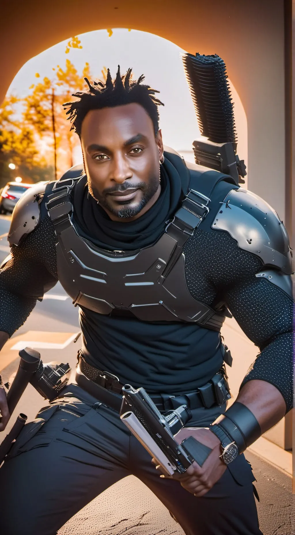 ai character: KEITH LAMONT SCOTT background