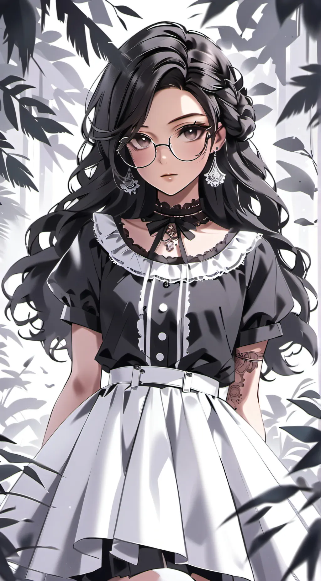 ai character: Ashley  background