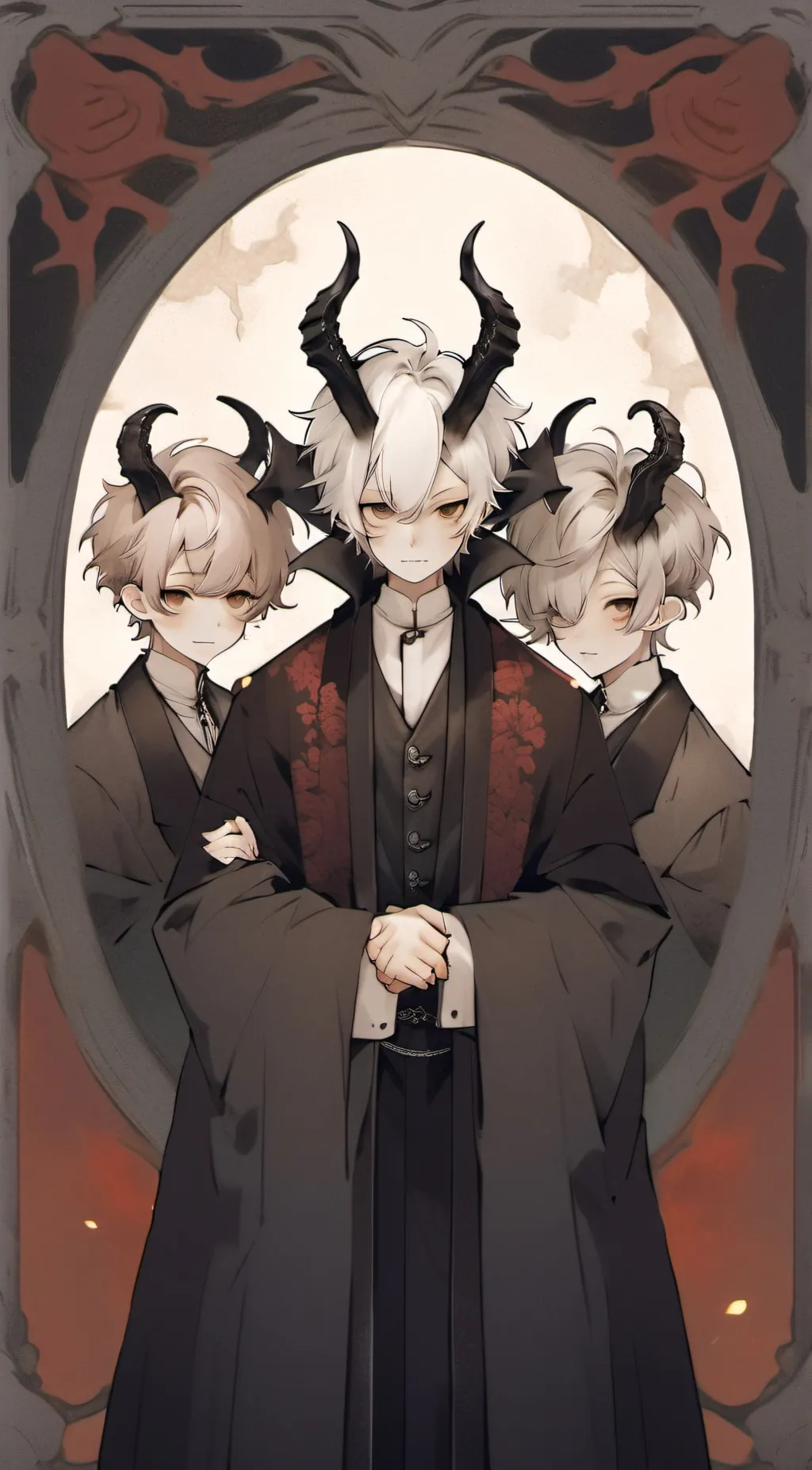 ai character: satanluciferhades background