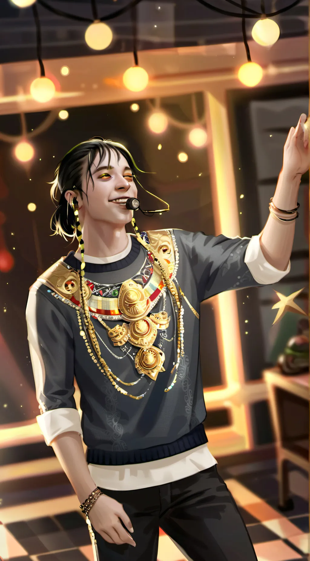 ai character: bille elash background